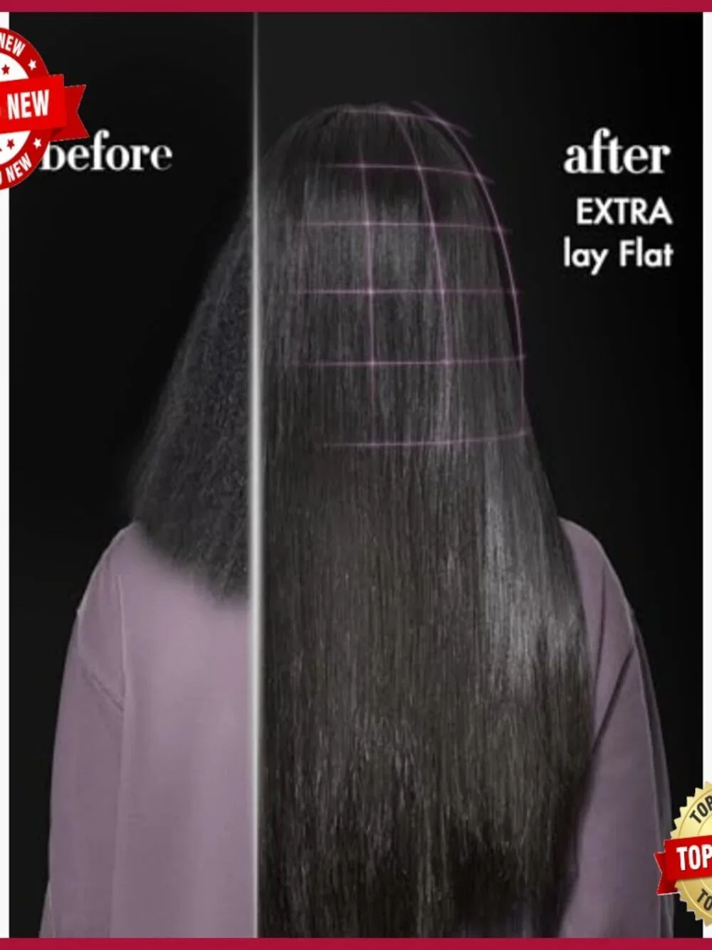18 Inch Human Hair Clip In Extensions, 110g Straight Seamless Volume